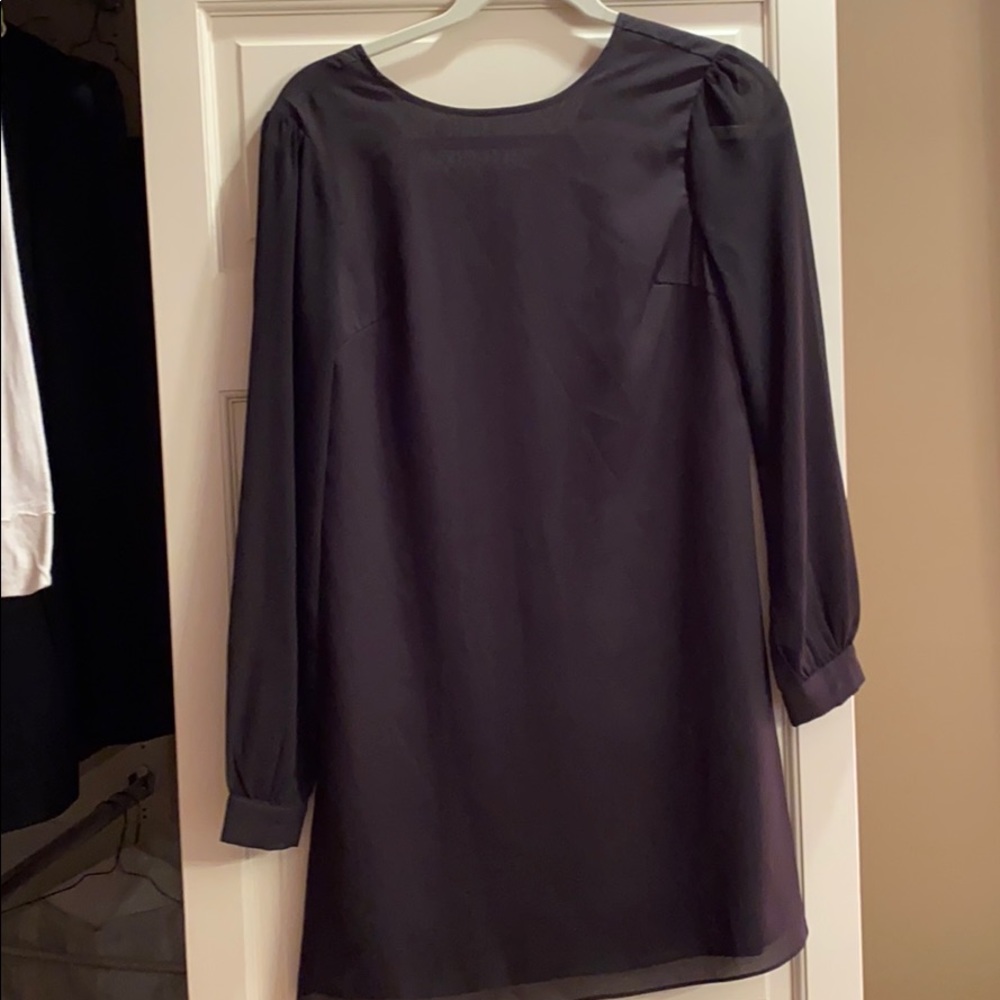 Black long sleeve dress